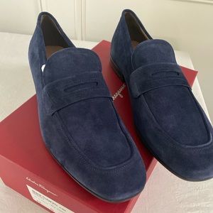 MEN’s Salvatore Ferragamo Penny Suede Loafer